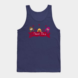 Women peace day sign Tank Top